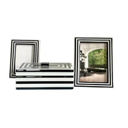 Glass Bevelled Black & White Box