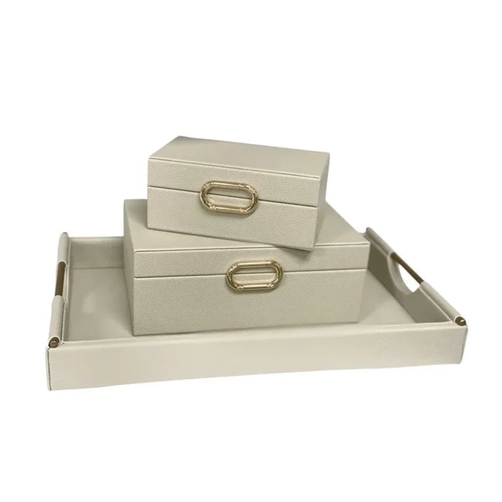 The panache Leather Look Tray