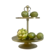 The Panache 2 Tier Gold Stand With Texture
