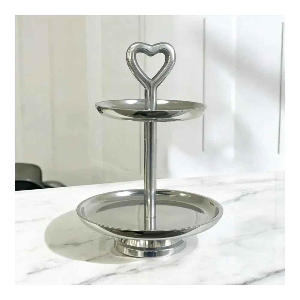 Alumn 2 Tier Heart Petite Stand