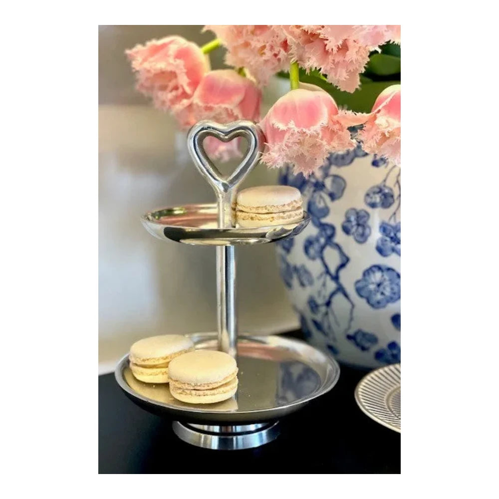 Alumn 2 Tier Heart Petite Stand