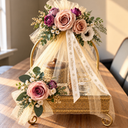 Glass Mirror Hamper