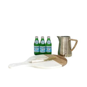 The Panache Marble & Wood Round Cheese Board