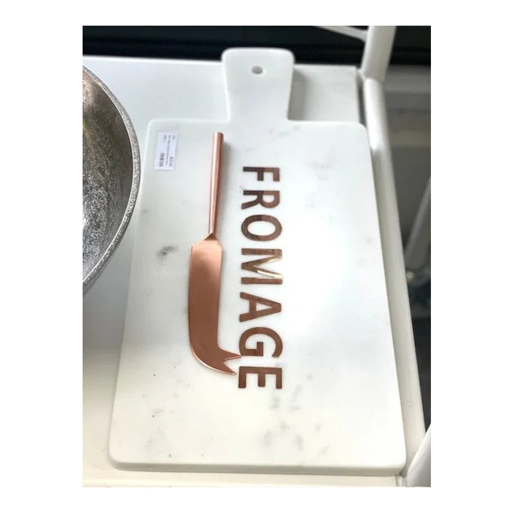 Rectangle Marble Fromage/Cheese Board With Knife