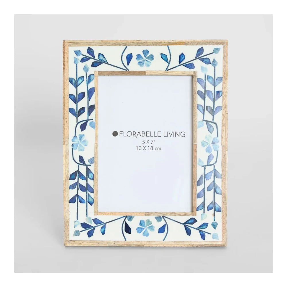 The Alaia Bone Inlay Photo Frame 5x7