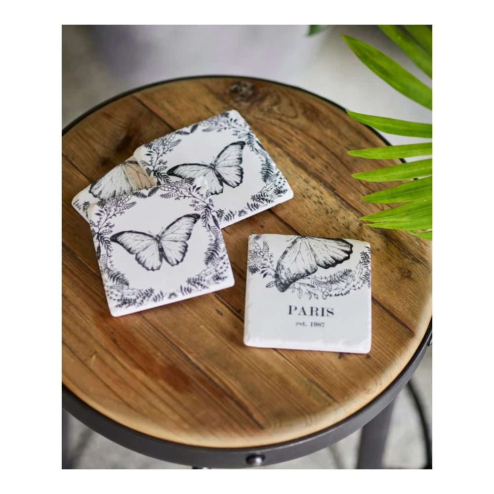 Butterfly Coasters (4PC)