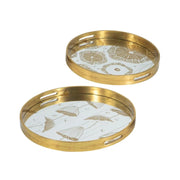 Round Decorative Tray Set of 2