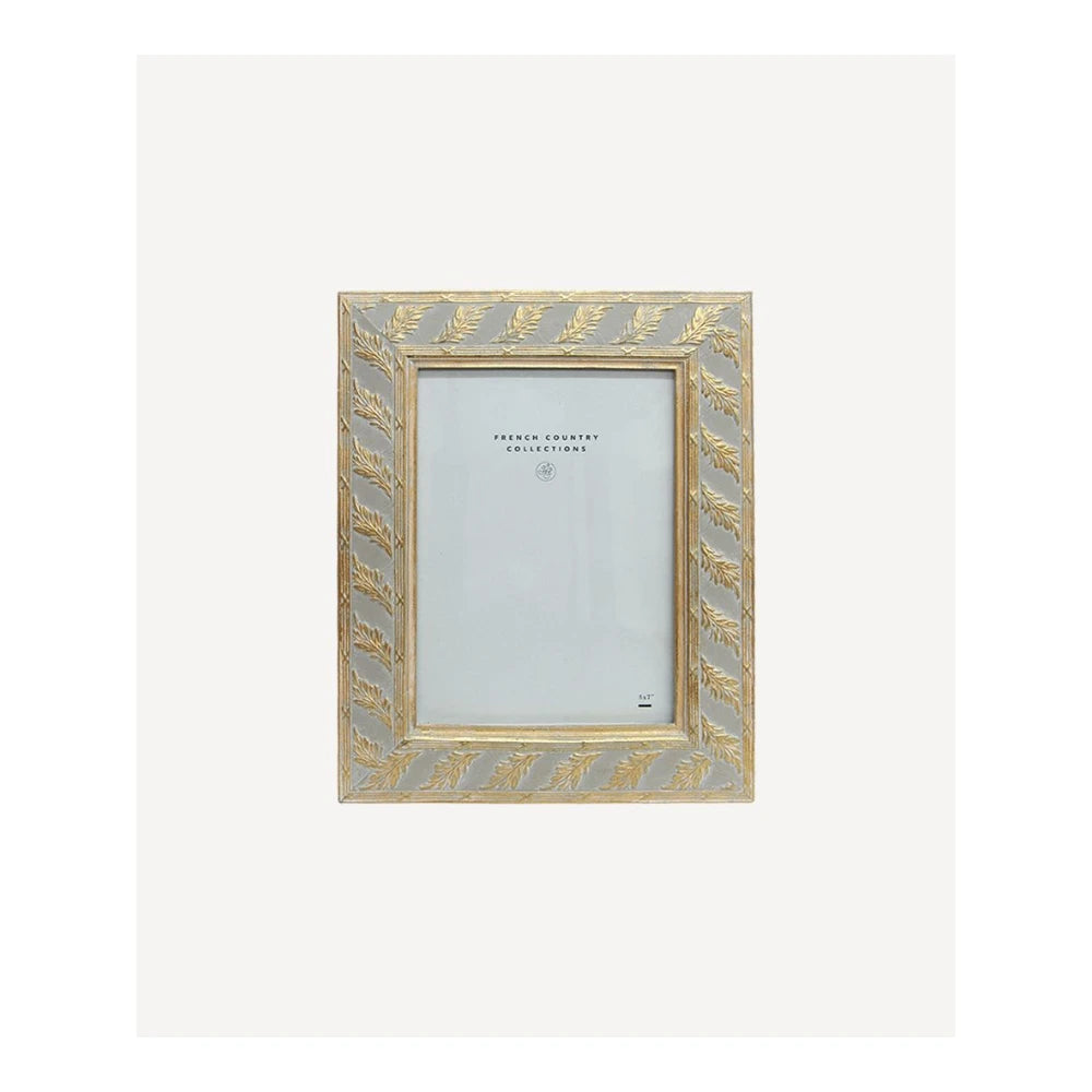 Embossed Leaves Photo Frame 5x7"