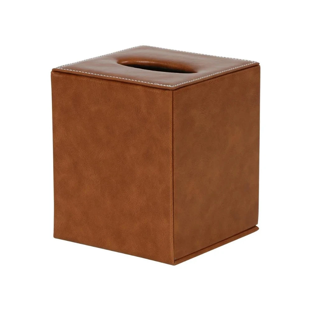 The Genieve Square Tissue Box Tan