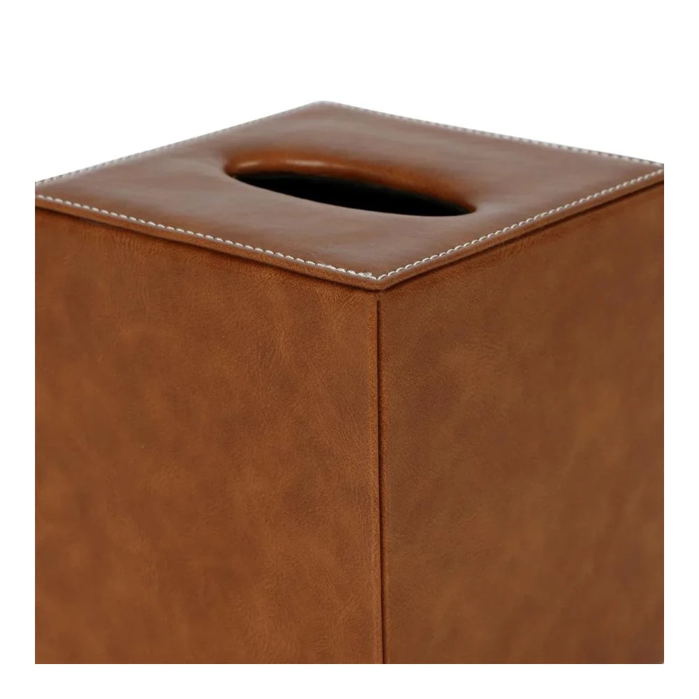 The Genieve Square Tissue Box Tan