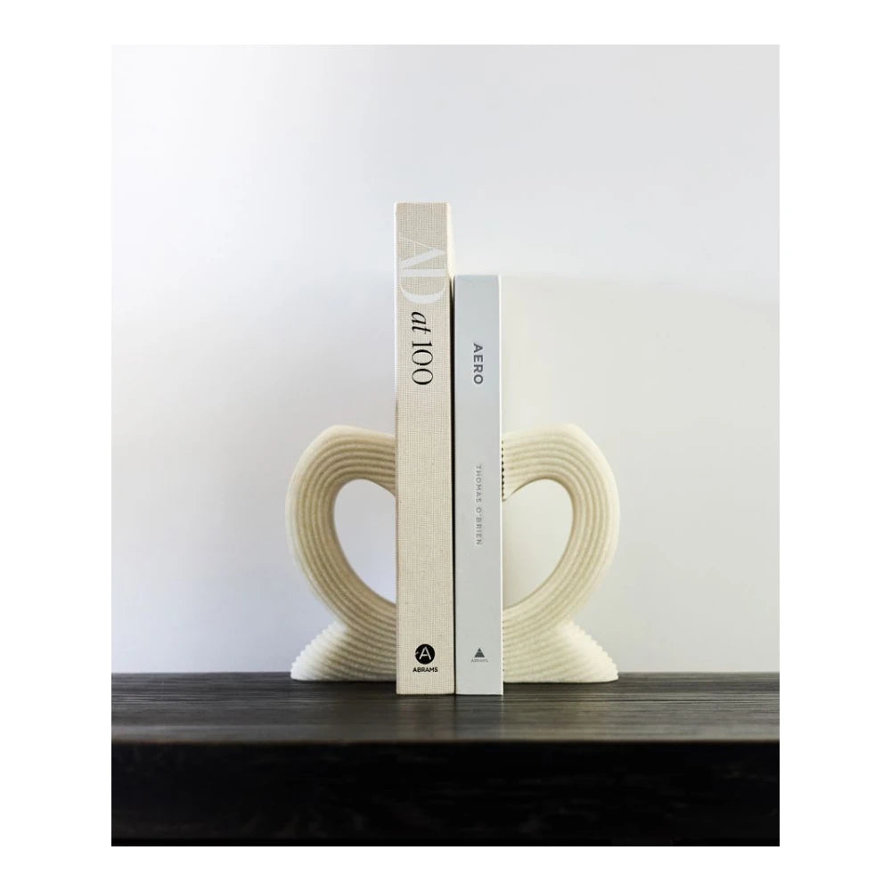 Heart Curved Book End