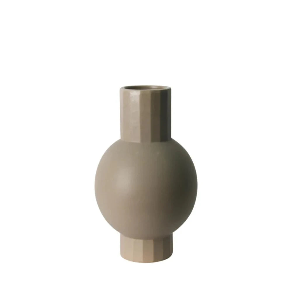 Ishka Ceramic Vase Dove Grey