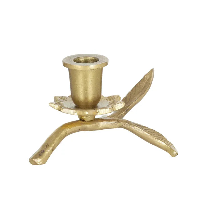 Deisgner METAL CANDLEHOLDER 14X25CM GOLD