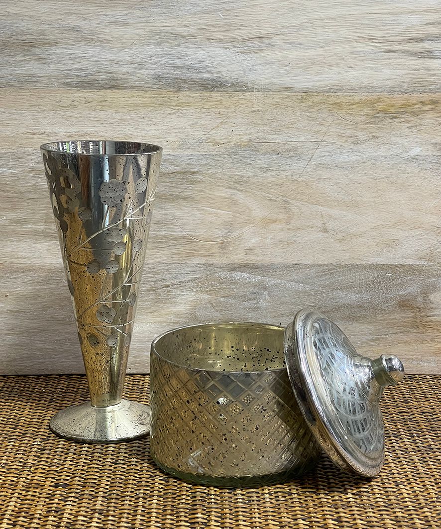 Marcello Etched Trinket Box