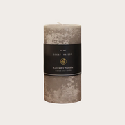 Maison Pillar Candle Lavender Vanilla 3x6"