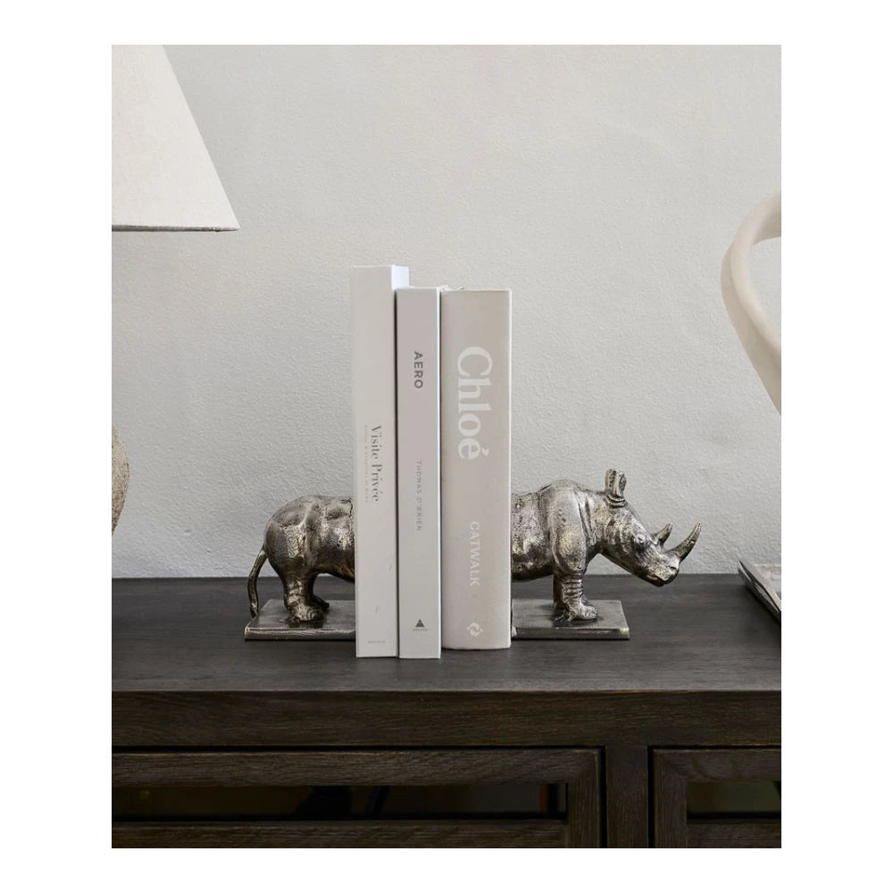 Rhino Bookends