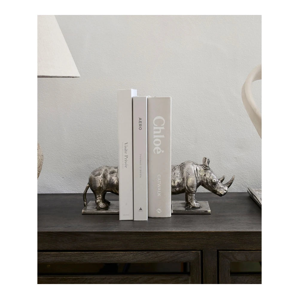 Rhino Bookends