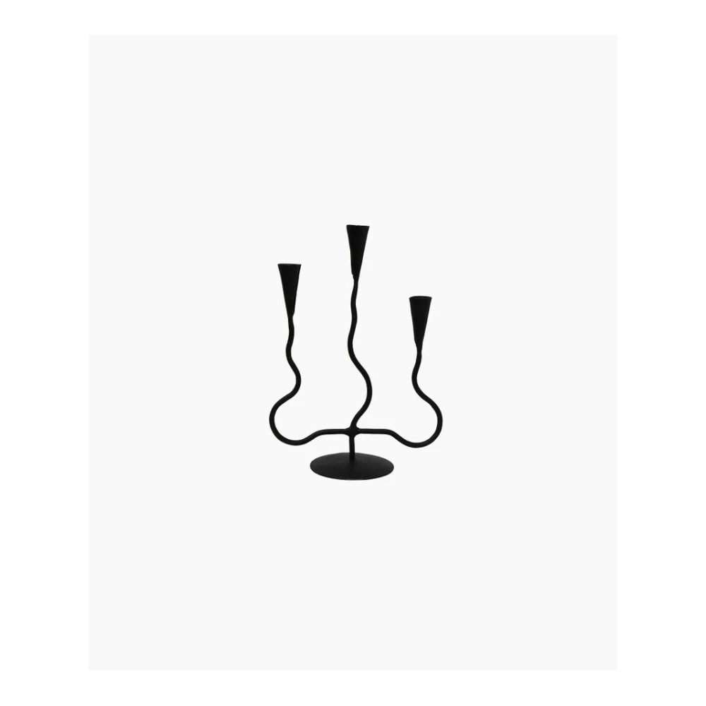 Wavy 3 Cup Candle Holder