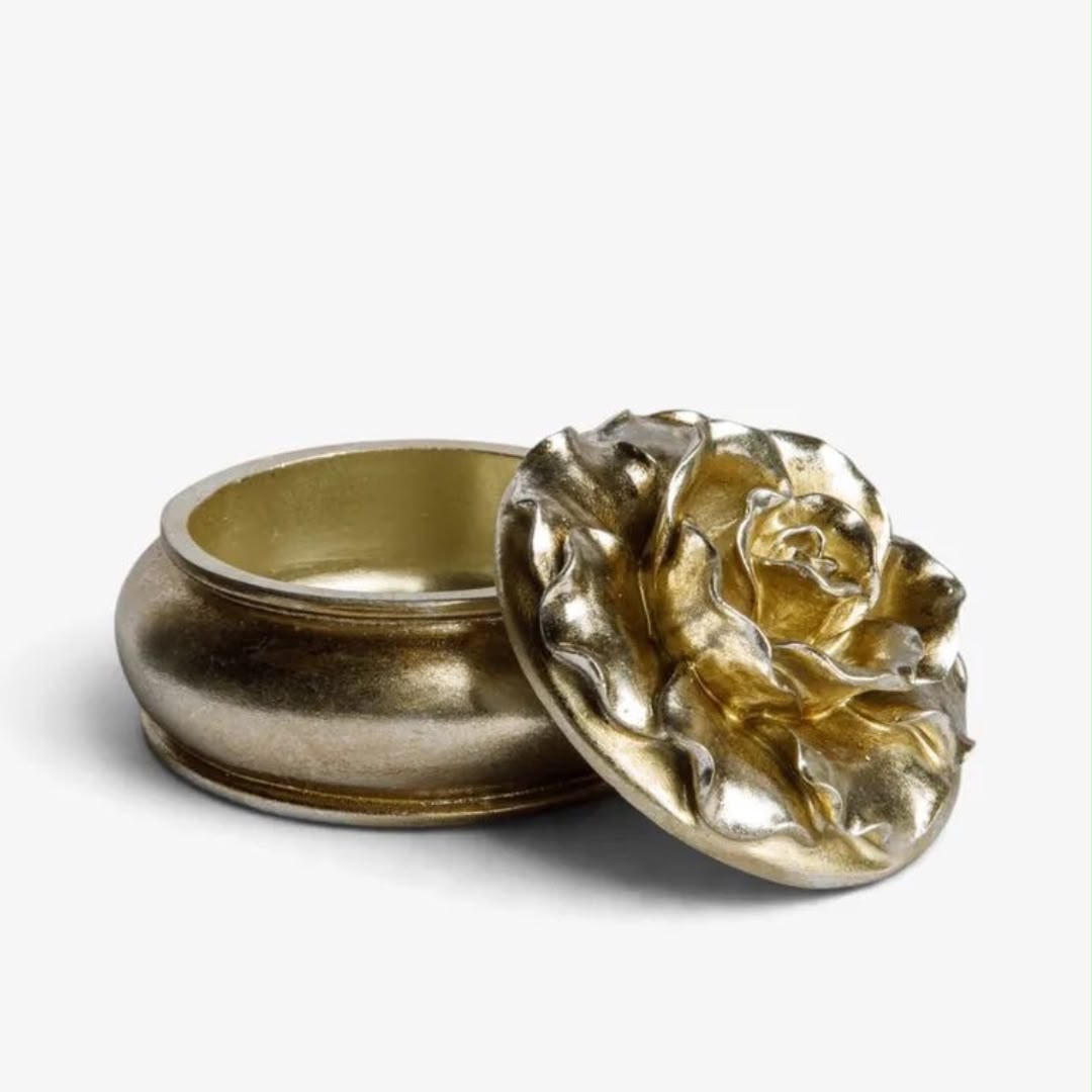 Pewter Trinket Box – Elegant Decorative Jewellery Storage