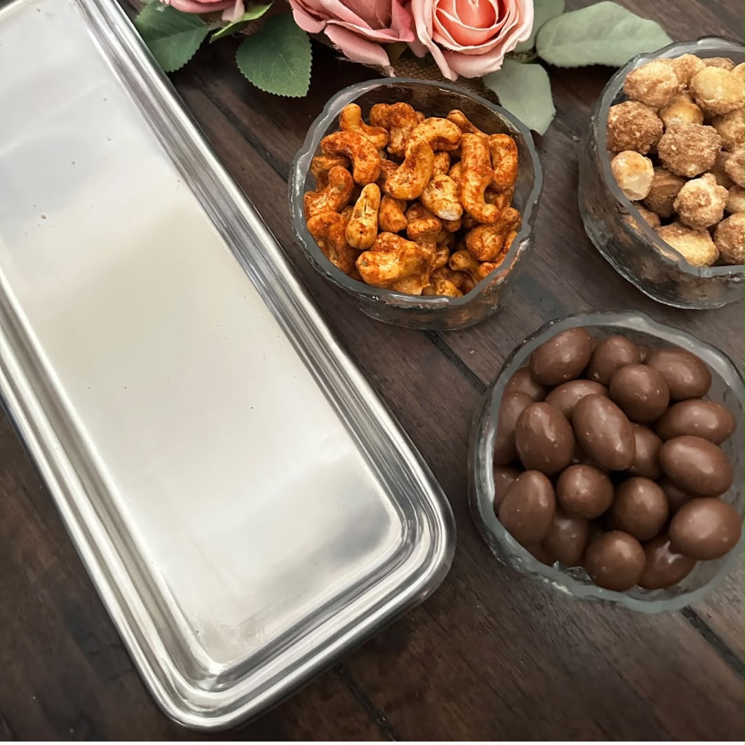 Glass Bowl Dry Fruit Platter