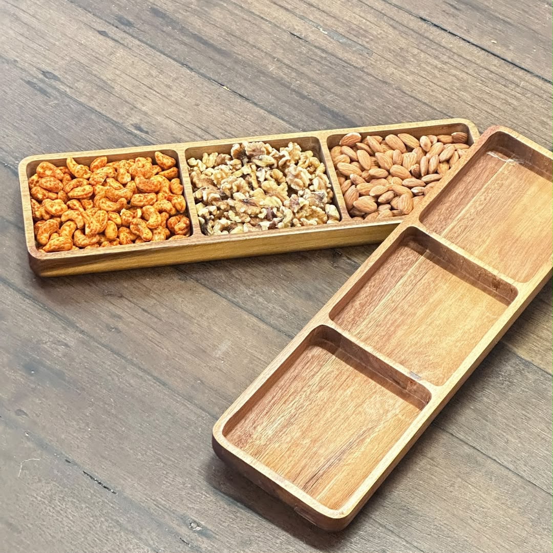 Wooden Dry Fruit Tray