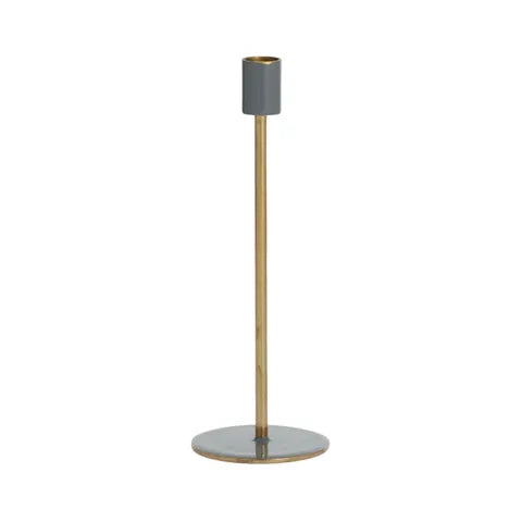 METAL CANDLEHOLDER 16X12CM GOLD