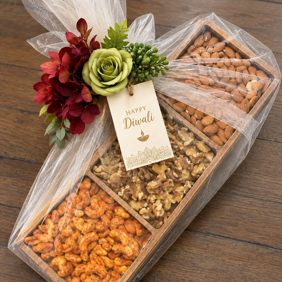 Wooden Dry Fruit Tray